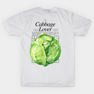 Cabbage - Veggies Lover Design T-Shirt